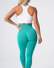 Load image into Gallery viewer, 2020 AliExpress Amazon Hot Style Snowflake Smiley Pants Jacquard Seamless Yoga Pants Fitness Cropped Pants Yoga