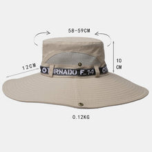Load image into Gallery viewer, Collrown Mens Bucket Hat Outdoor Fishing Hat Climbing Mesh Breathable Sunshade Cap Oversized Brim With String