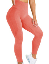 Load image into Gallery viewer, 2020 AliExpress Amazon Hot Style Snowflake Smiley Pants Jacquard Seamless Yoga Pants Fitness Cropped Pants Yoga