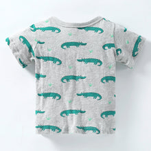 Load image into Gallery viewer, Children's t-Shirt Round Neck Cotton Short-Sleeved Children's T-Shirt Summer New Children's t-Shirt