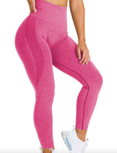 Load image into Gallery viewer, 2020 AliExpress Amazon Hot Style Snowflake Smiley Pants Jacquard Seamless Yoga Pants Fitness Cropped Pants Yoga