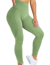 Load image into Gallery viewer, 2020 AliExpress Amazon Hot Style Snowflake Smiley Pants Jacquard Seamless Yoga Pants Fitness Cropped Pants Yoga