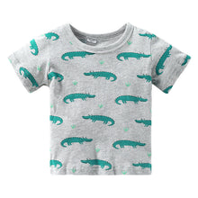 Load image into Gallery viewer, Children's t-Shirt Round Neck Cotton Short-Sleeved Children's T-Shirt Summer New Children's t-Shirt