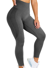 Load image into Gallery viewer, 2020 AliExpress Amazon Hot Style Snowflake Smiley Pants Jacquard Seamless Yoga Pants Fitness Cropped Pants Yoga