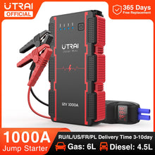 Load image into Gallery viewer, UTRAI 1000A Car Jump Starter Power Bank Portable Emergency Starter Auto Car Battery Booster Mini Starting Device