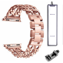 Load image into Gallery viewer, Steel Band For Apple Watch Ultra 49mm 38 42mm 40mm 44mm strap wristband Metal Band for iWatch Series 8 7 6 SE 5 4 3 2 41mm 45mm