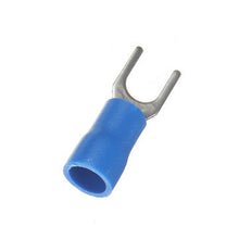Load image into Gallery viewer, 20pcs Heat Shrink Blue Wiring Crimp Butt Fork Terminals Connectors