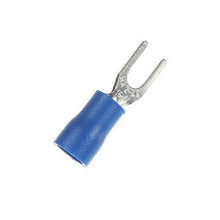 Load image into Gallery viewer, 20pcs Heat Shrink Blue Wiring Crimp Butt Fork Terminals Connectors