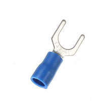 Load image into Gallery viewer, 20pcs Heat Shrink Blue Wiring Crimp Butt Fork Terminals Connectors