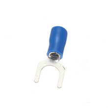 Load image into Gallery viewer, 20pcs Heat Shrink Blue Wiring Crimp Butt Fork Terminals Connectors