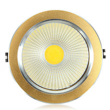 Load image into Gallery viewer, 21W COB LED Ceiling Down Light Golden Shell Belt Drive 85-265V