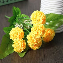 Load image into Gallery viewer, Artificial Daisy Chrysanthemum Silk Flowers Floral Bouquet 8 Heads 7 Colors Home Garden