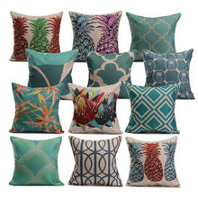 Load image into Gallery viewer, Linen Vintage Pineapple Ocean View Pillow Case Home Sofa Car Cushion Cover