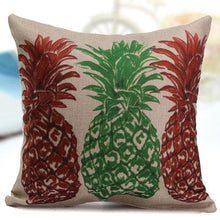 Load image into Gallery viewer, Linen Vintage Pineapple Ocean View Pillow Case Home Sofa Car Cushion Cover