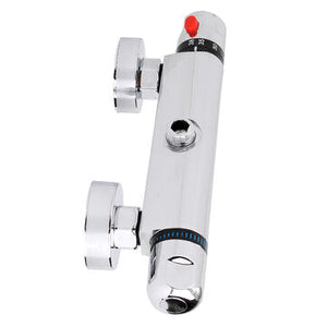 Bathroom Wall-mount Brass Thermostatic Shower Valve Bath Mixer Shower Control Valve Bottom Faucet 3/4