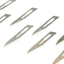 Load image into Gallery viewer, 10pcs #11 Carbon Steel Surgical Scalpel Blades + 1pc #3 Handle
