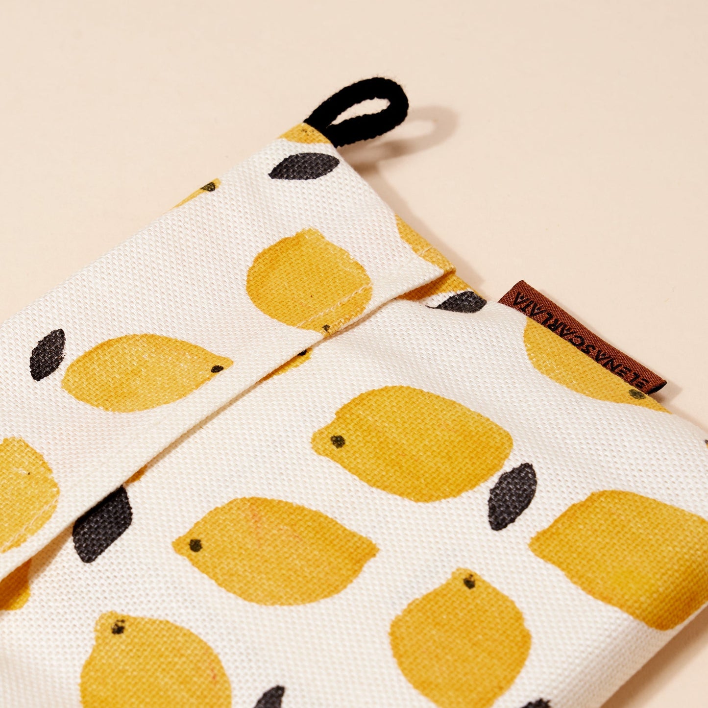 Travel Soap Bag - Lemon - ES Elena Scarlata Studio - Pink Moon