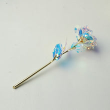 Load image into Gallery viewer, Valentine's Day Creative Gift 24K Foil Plated Rose Gold Rose Lasts Forever Love Wedding Decor Lover Lighting Rose Drop Shipping
