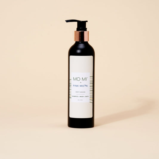 Sweet Sunshine Body Wash Shampoo Bubble Bath - Pink Moon - Mo Mi