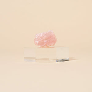 Raw Rose Quartz Stone - Pink Moon