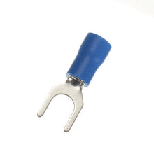 Load image into Gallery viewer, 20pcs Heat Shrink Blue Wiring Crimp Butt Fork Terminals Connectors
