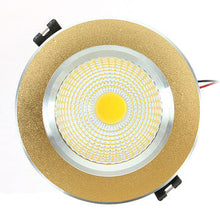 Load image into Gallery viewer, 7W Warm White COB LED Ceiling Down Light Golden Shell 85-265V
