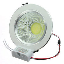 Load image into Gallery viewer, 12W COB LED Ceiling Down Light Silver Shell Belt Drive 85-265V
