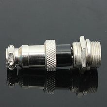 Load image into Gallery viewer, GX16-4 4-Pin 16mm Aviation Pug Male and Female Panel Metal Connector
