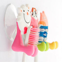 Load image into Gallery viewer, Honana BX-723 Creative Cute Cartoon Animal Powerful Sucker Toothbrush Holder
