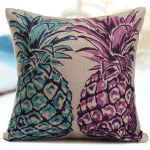 Load image into Gallery viewer, Linen Vintage Pineapple Ocean View Pillow Case Home Sofa Car Cushion Cover
